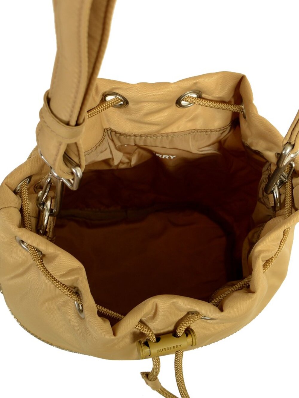 Burberry "LS Ryle NLN" Gold Honey Handbag Shoulder Bag - Picture 6 of 8